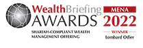 WealthBriefing MENA Awards 2022 - Lombard Odier Winner - Shariah-Compliant Wealth Managment Offering