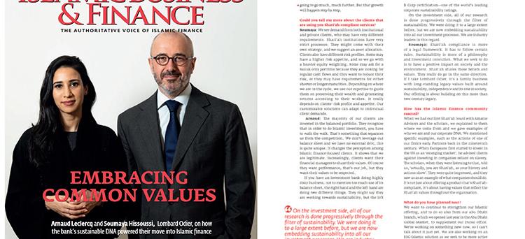 Arnaud Leclercq - Embracing common values (Arabian Business)