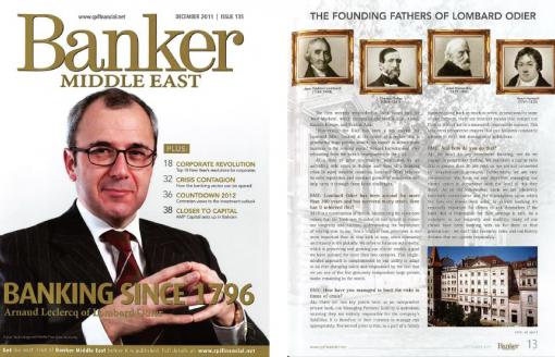 Arnaud Leclercq - Lombard Odier Banking since 1796