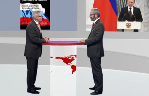Arnaud Leclercq - Intervention à la Télévision Suisse Romande, émission Géopolitis, sur Vladimir Poutine: quelles ambitions pour sa Russie ?